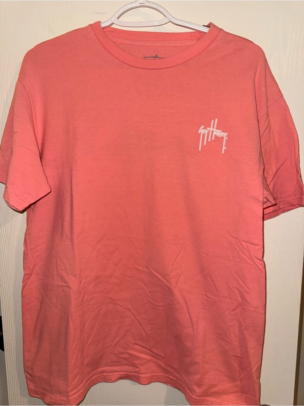 Guy Harvey Coral Short-Sleeve Tee with White Logo